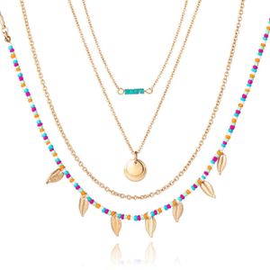 Multilayer Ketting Boho LGT JWLS - 4 lagen