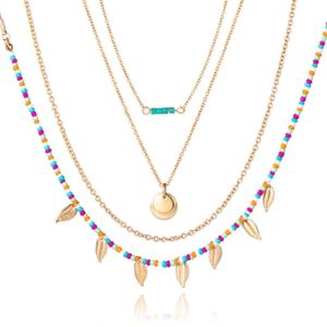 Multilayer Ketting Boho LGT JWLS - 4 lagen