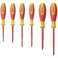 Weidmüller SDI SET S2.5-5.5/PZ1/2 Schroevendraaierset VDE Plat, Kruiskop Pozidriv