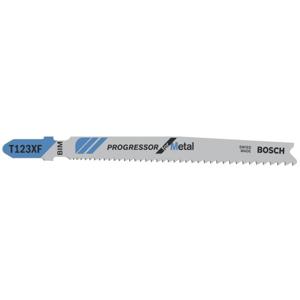 Bosch Accessories 2608638474 Decoupeerzaagblad T 123 X, Progressor for Metal, verpakking van 25 stuks 25 stuk(s)