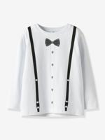 NMMRYDER t-shirt met lange mouwen voor jongens NAME IT Boxy-Fit wit