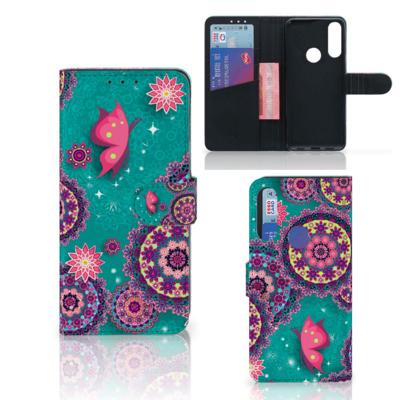 Alcatel 1S 2020 Hoesje Cirkels en Vlinders