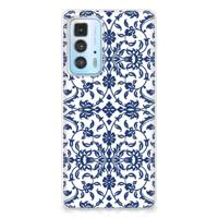 Motorola Edge 20 Pro | TPU Case | Flower Blue