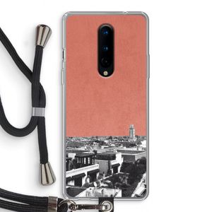Marrakech Skyline : OnePlus 8 Transparant Hoesje met koord