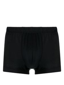 Hanro boxer en coton à taille logo - Noir