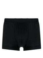 Hanro boxer en coton à taille logo - Noir