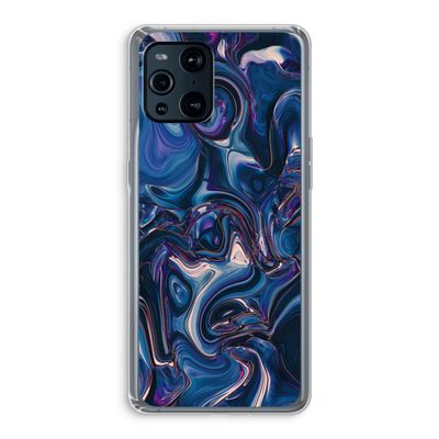 Mirrored Mirage: Oppo Find X3 Transparant Hoesje
