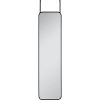 Hangspiegel - Trion Ater - Deurspiegel - Rechthoek - 31.5x123cm - Zwart - Metaal
