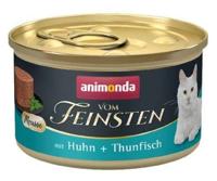 ANIMONDA Vom Feinsten Mousse Kip en Tonijn - natvoer voor katten - 85 g