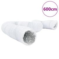 VidaXL Ventilatieslang ø12,5 cm 6 m aluminium en pvc