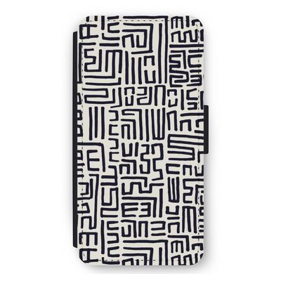 Moroccan Print: iPhone 12 Pro Max Flip Hoesje