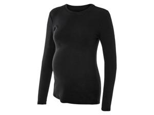 esmara Dames zwangerschapsshirt met lange mouwen (L (44/46), Zwart)