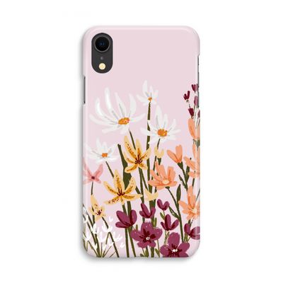 Painted wildflowers: iPhone XR Volledig Geprint Hoesje