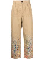 Haculla pantalon à effet taches de peinture - Marron