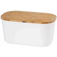 Kesper 58080 Broodbox wit melamine, 37 x 17,5 x 21,5 cm.