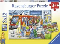 Ravensburger puzzel 2x12 stukjes instappen!