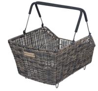 BASIL Fietsmand cento rattan look multi system 41 x 25 x 12 cm - bruin