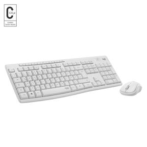 Logitech MK295 Silent Wireless Combo toetsenbord Inclusief muis Kantoor RF Draadloos QWERTY Engels Wit