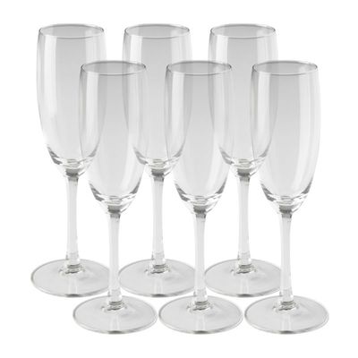 Champagne glazen - 180 ml - set van 6