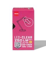 HEMA Led kogel clear E14 2.1W 250lm