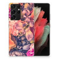 Samsung Galaxy S21 Ultra TPU Case Bosje Bloemen