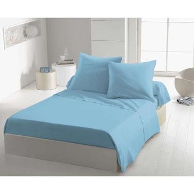 Laken - HOME LINGE PASSION - HP72102 - 82 g microvezel - 180 x 290 cm - Hemelsblauw