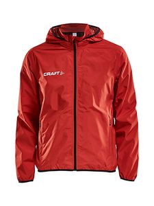 Craft 1905984 Jacket Rain M - Bright Red/Black - S
