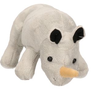 Pluche knuffel dieren Neushoorn van 23 cm