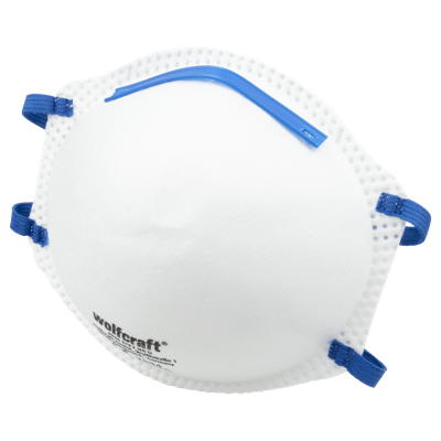 Wolfcraft Voorgevormde stofmaskers | FFP2 | 15 stuks - 4946000