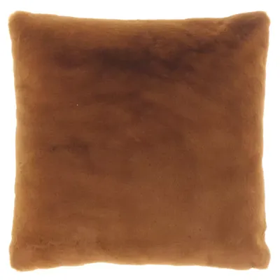 Unique Living Sierkussen Lonne 45x45cm - Leerbruin