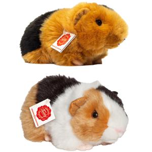 Knuffeldier Cavia set 2x stuks - zachte pluche - premium knuffels - multi kleuren - 20 cm