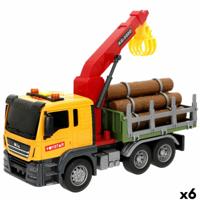 Kraanvrachtwagen Speed & Go 26 x 13 x 10 cm (6 Stuks) Kraanvrachtwagen Speed & Go 26 x 13 x 10 cm (6 Stuks)
