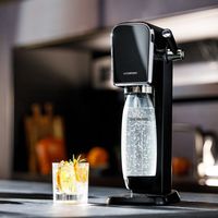 Sodastream ART Starterpack incl. 1l.Fles + Quick Connect Cilinder Waterkan Zwart - thumbnail