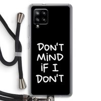 Don't Mind: Samsung Galaxy A42 5G Transparant Hoesje met koord