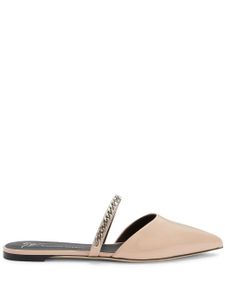 Giuseppe Zanotti mules Laurette en cuir - Tons neutres