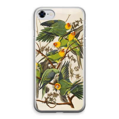 Carolinaparkiet: iPhone 8 Transparant Hoesje