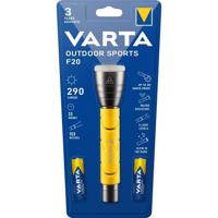Zaklamp-VARTA-Buitensport F20-290lm-Water- en schokbestendig (2m)-IPX4-Fluorescerende kop