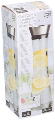 Glazen karaf 1 liter