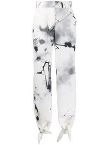 Off-White pantalon Futura fuselé - Blanc