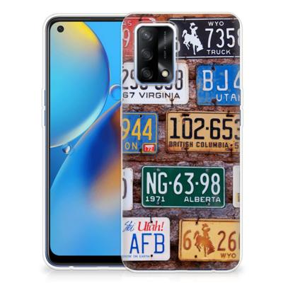OPPO A74 4G | Siliconen hoesje | met foto Kentekenplaten