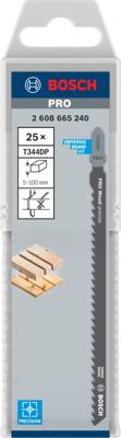Bosch Accessoires PRO Wood precise T344DP decoupeerzaagblad | 152 mm | 25-delig - 2608665240