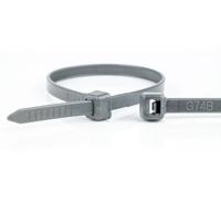 Cable-ties 100x2.5 mm grijs 100st