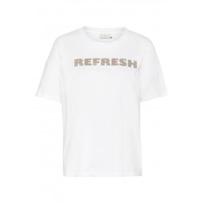 Kaffe - Wit | Dames | Top | Wit | XL | regular | Kamst mode