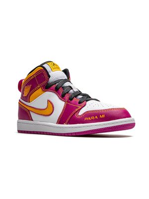 Jordan Kids baskets montantes Air Jordan 1 DOD - Blanc