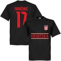Kroatië Mandzukic 17 Team T-Shirt 2021-2022
