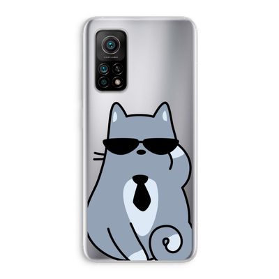 Cool cat: Xiaomi Mi 10T 5G Transparant Hoesje