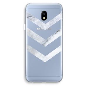 Marmeren pijlen: Samsung Galaxy J3 (2017) Transparant Hoesje