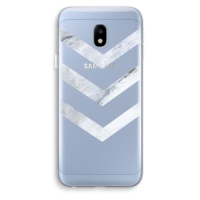 Marmeren pijlen: Samsung Galaxy J3 (2017) Transparant Hoesje