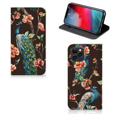 Apple iPhone 11 Pro | Hoesje maken | Pauw met Bloemen