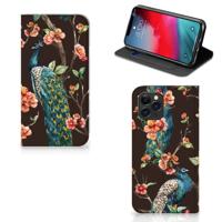 Apple iPhone 11 Pro | Hoesje maken | Pauw met Bloemen
